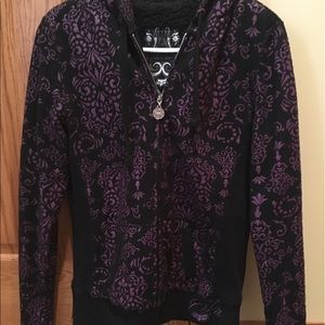 Fleece lined hooded sweatshirt